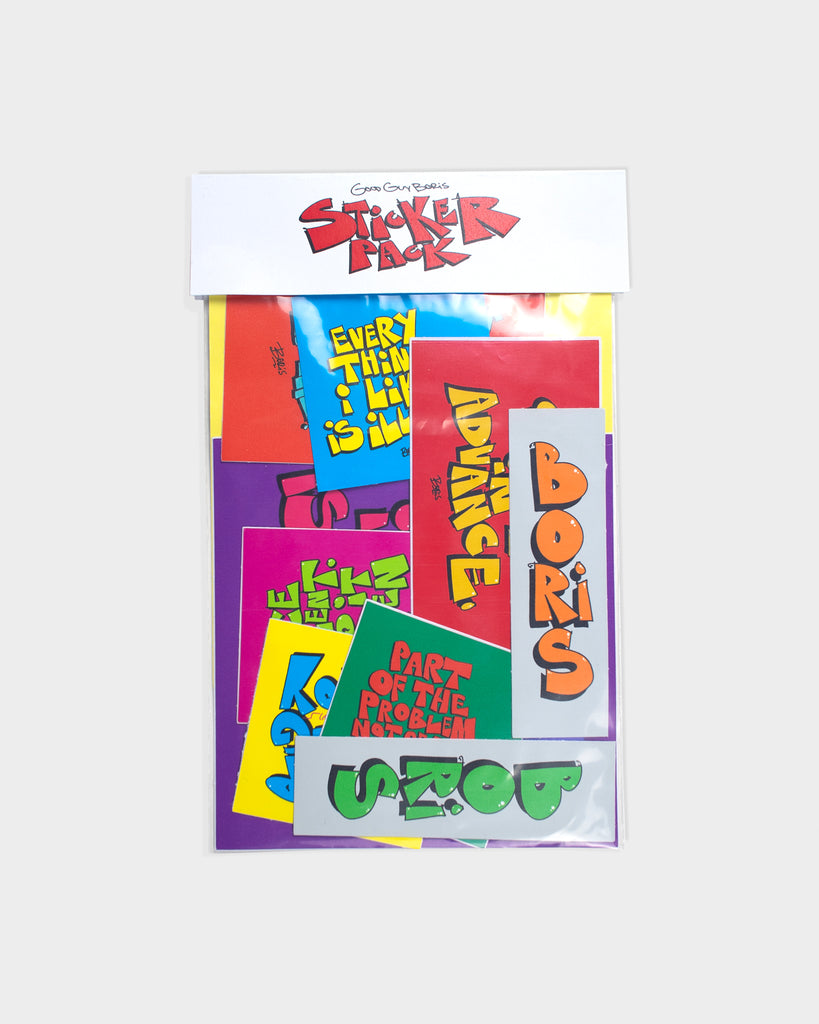 Good Guy Lettering Good Guy Boris - Sticker Pack – The Grifters™