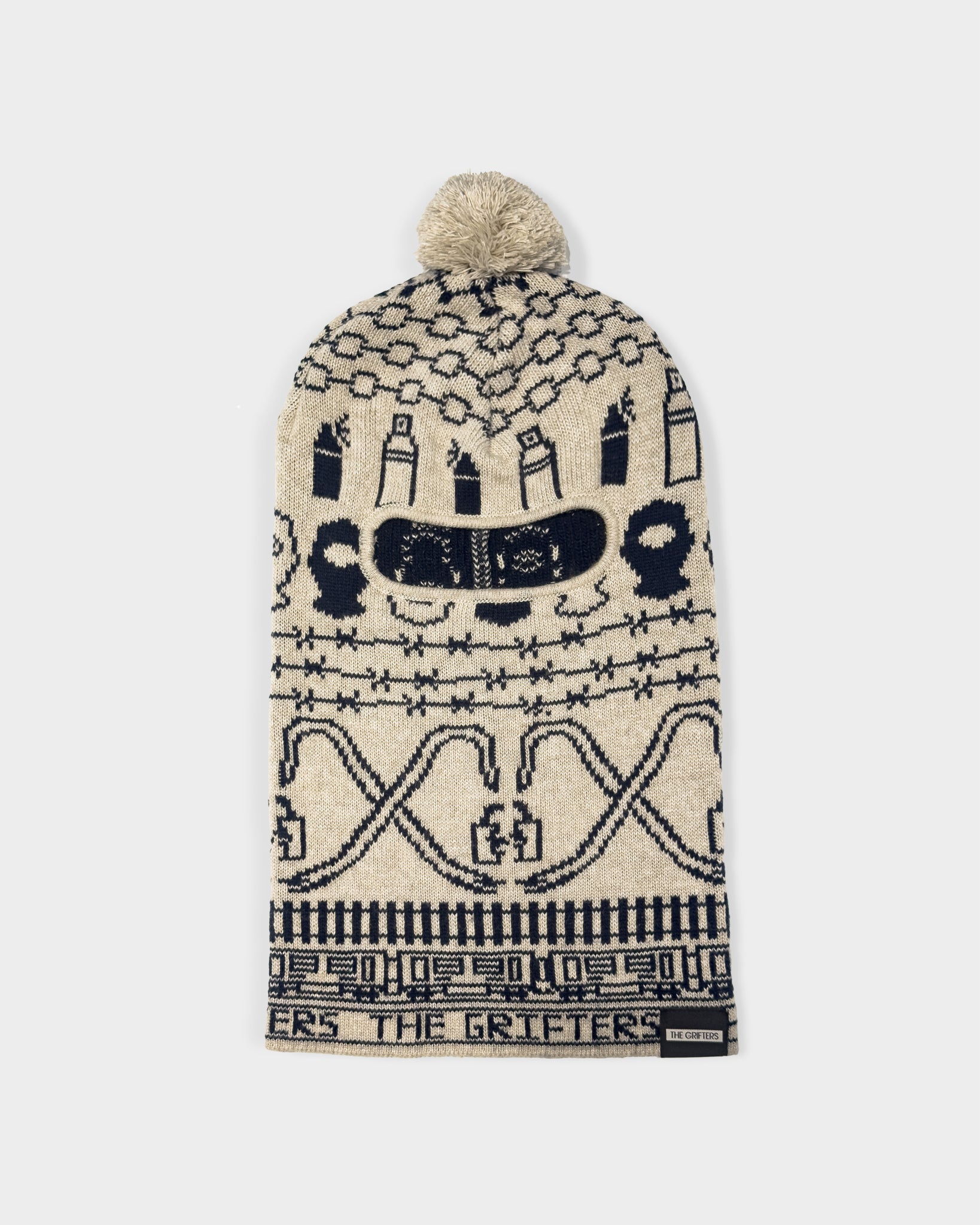 Cashmere Touch Jacquard Balaclava