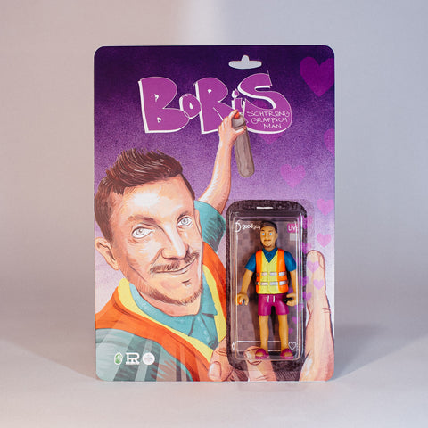Good Guy Boris Action Figure Collector Limited Edition Handmade Resin Sclupture Collectable Graffiti Pablo Perra The Grifters Graffiti Toy